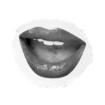 Afbeelding van een mond en lippen